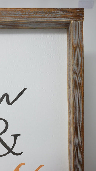 Pumpkin Fall Sign - A Rustic Feeling