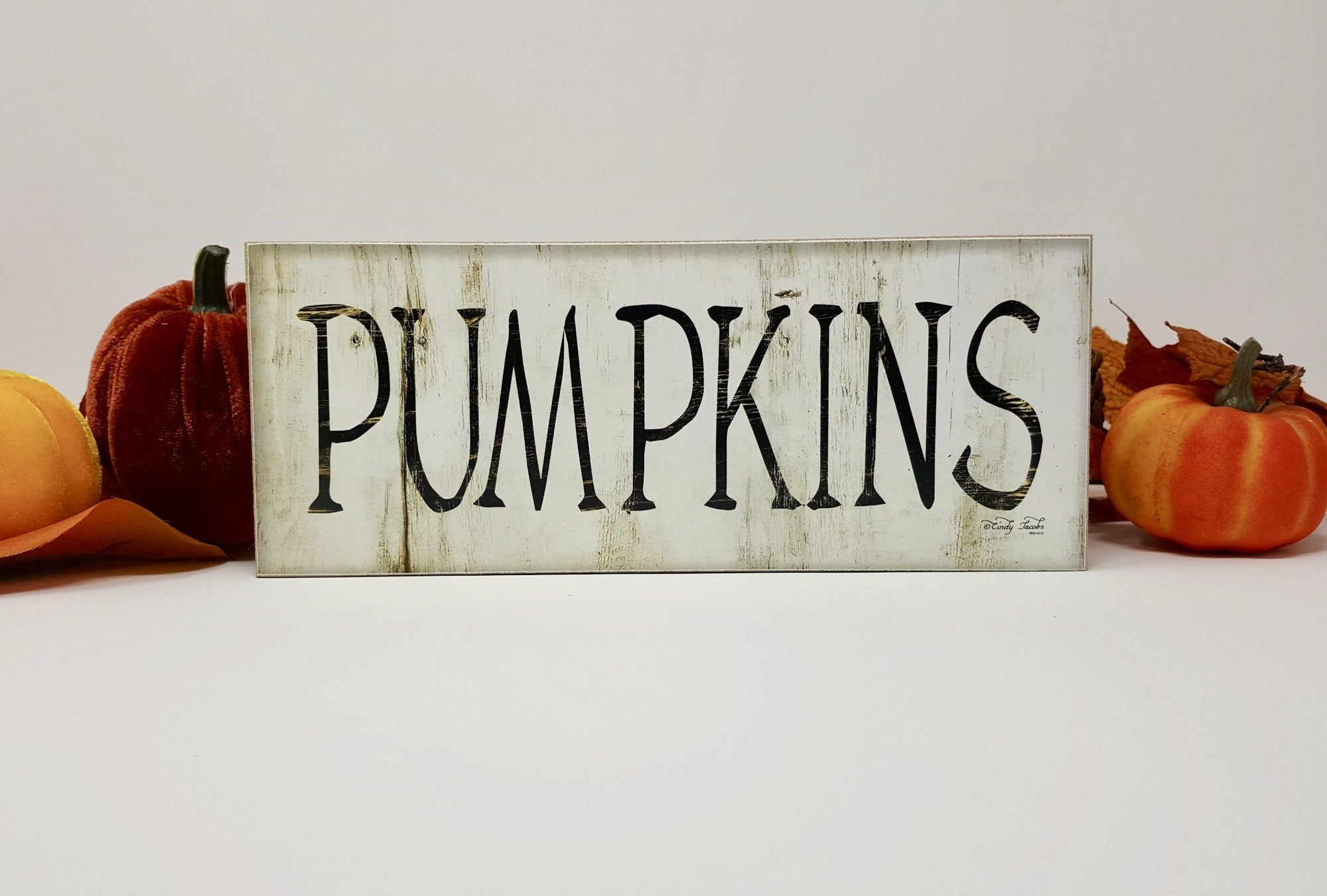 Fall Rustic Pumpkin Sign - A Rustic Feeling