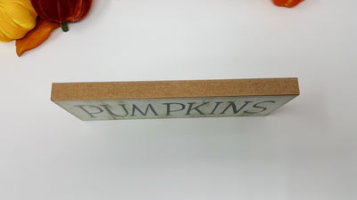 Fall Rustic Pumpkin Sign - A Rustic Feeling