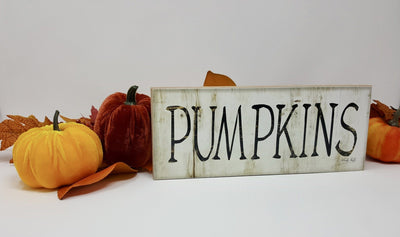 Fall Rustic Pumpkin Sign - A Rustic Feeling