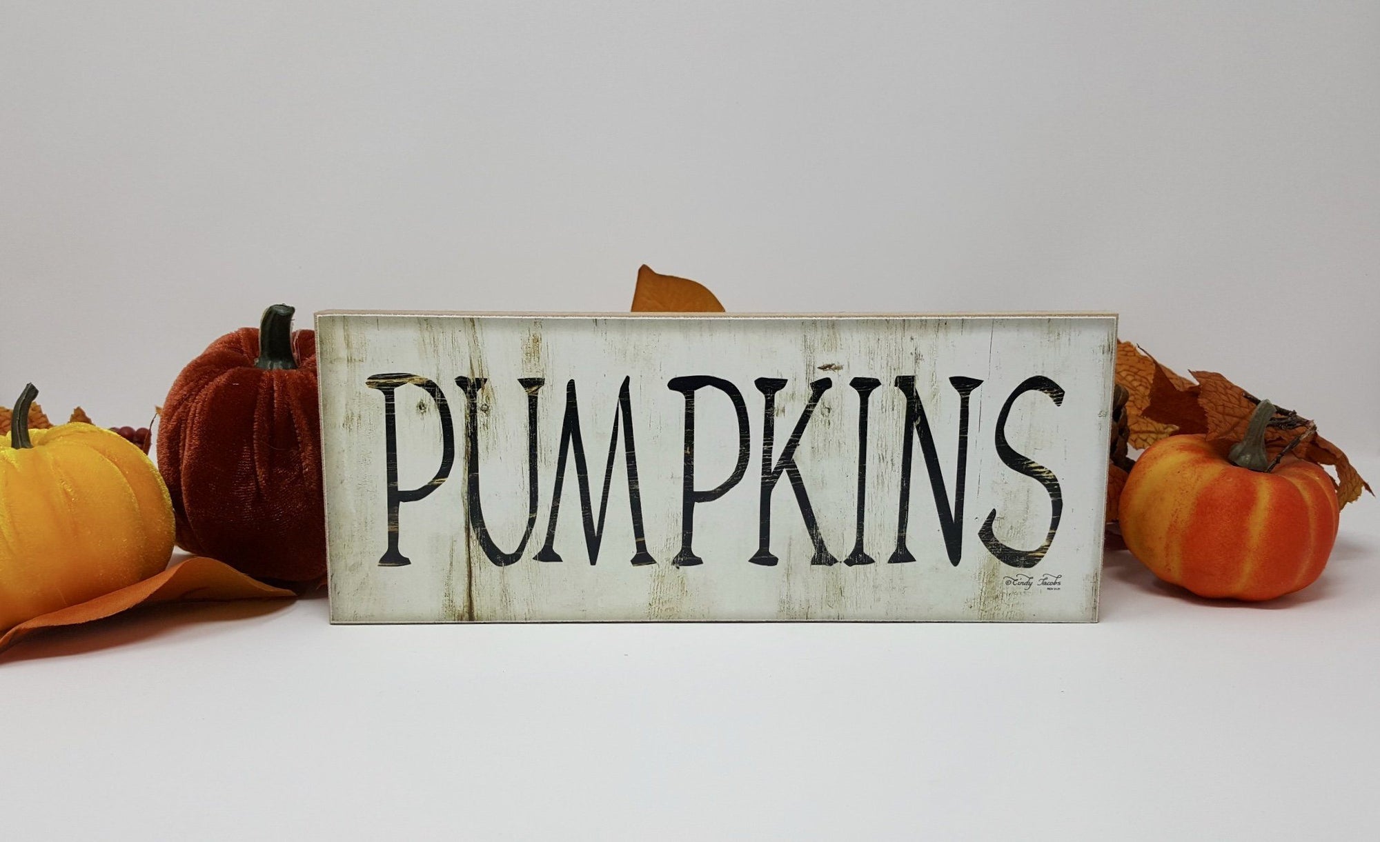Fall Rustic Pumpkin Sign - A Rustic Feeling