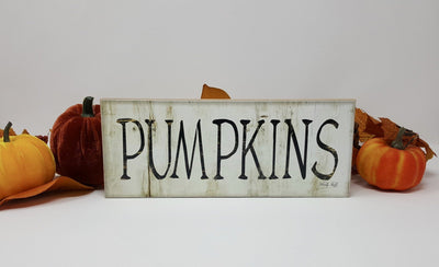 Fall Rustic Pumpkin Sign - A Rustic Feeling