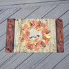 Fall Front Porch Welcome Mat - A Rustic Feeling