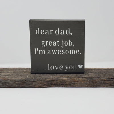 Fun Father's Day Gift for Dad - A Rustic Feeling