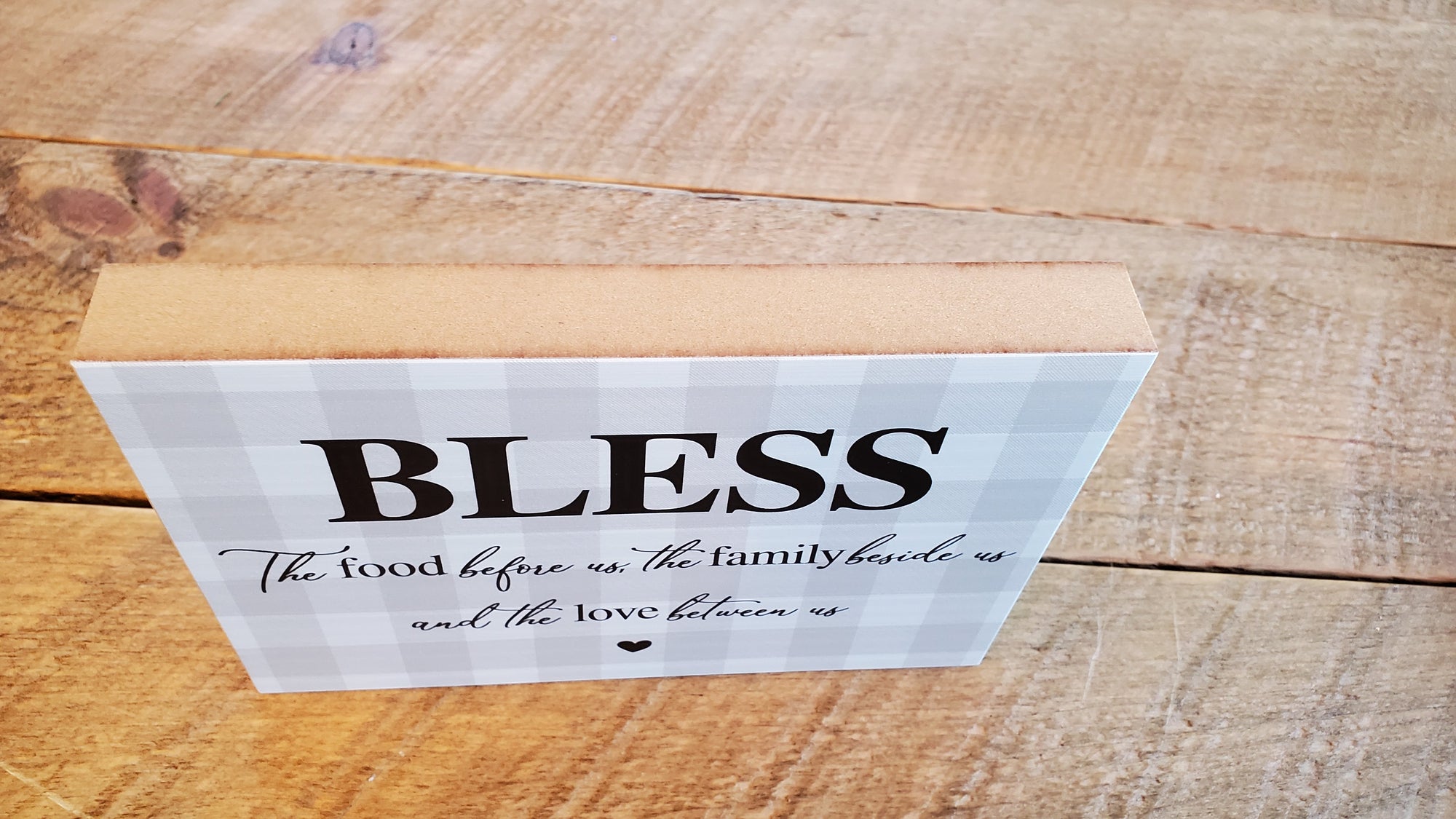 Bless the Food Before Us Sign