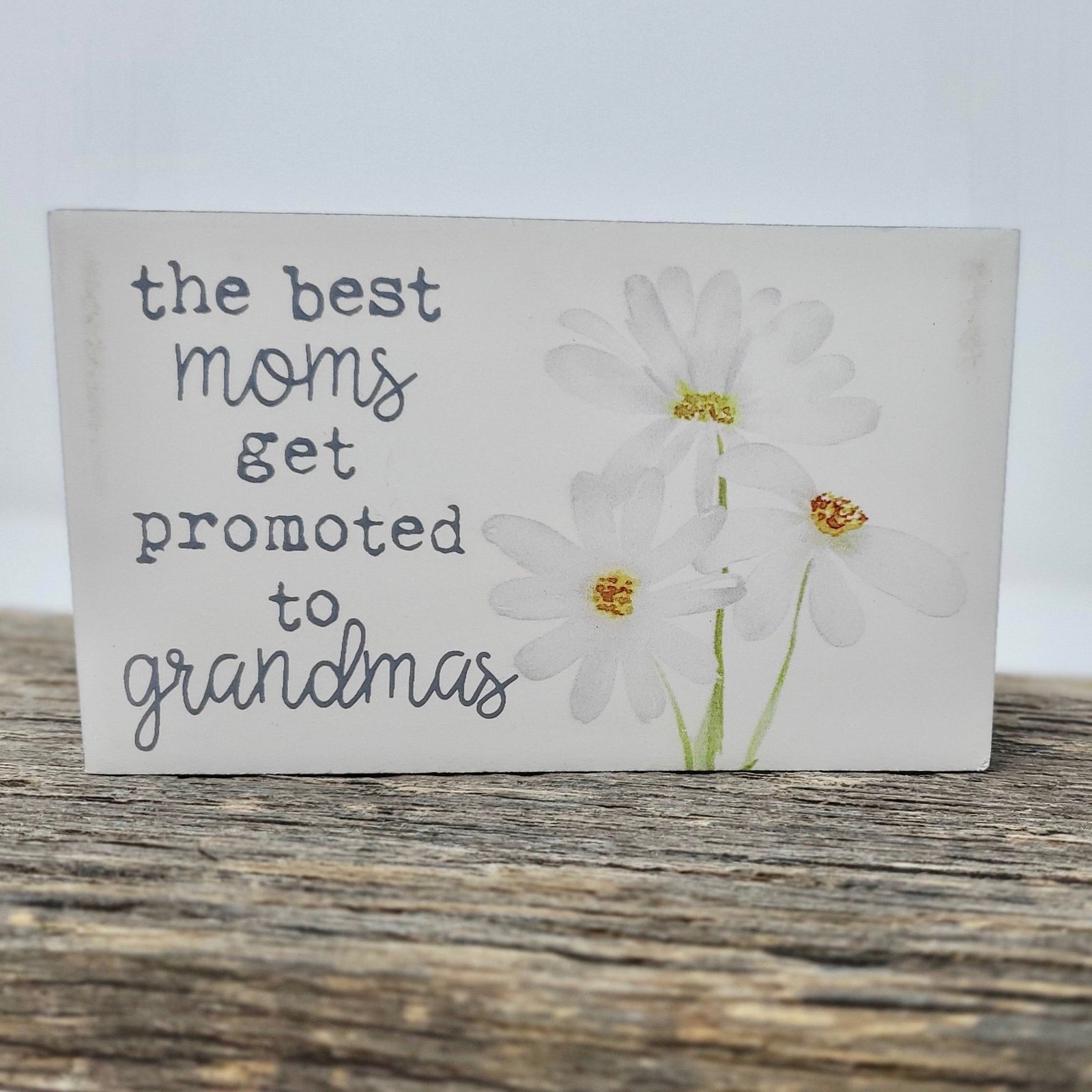 🎁 The Best Moms get Promoted to Grandmas Sign (100% off)
