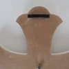 Wooden Cross with Gray Metal Accent
