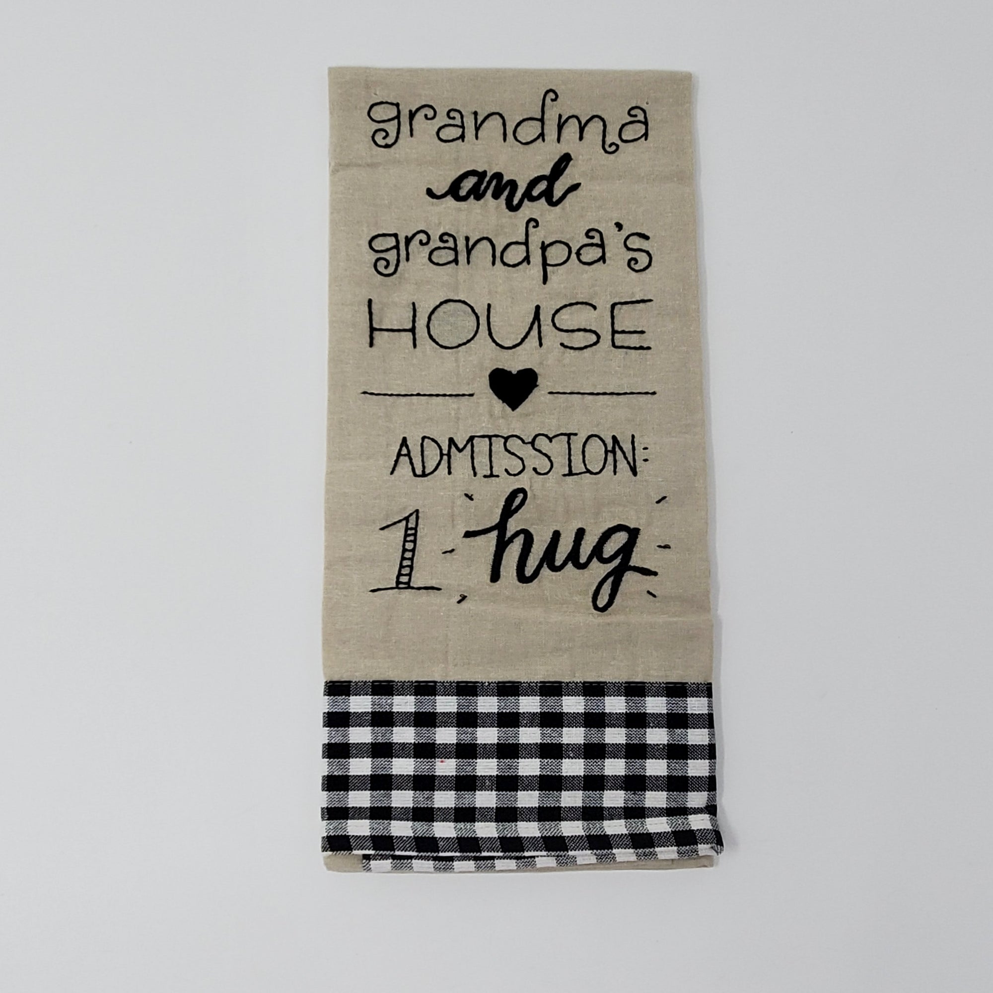 Grandma & Grandpa’s House Cotton Dish Towel