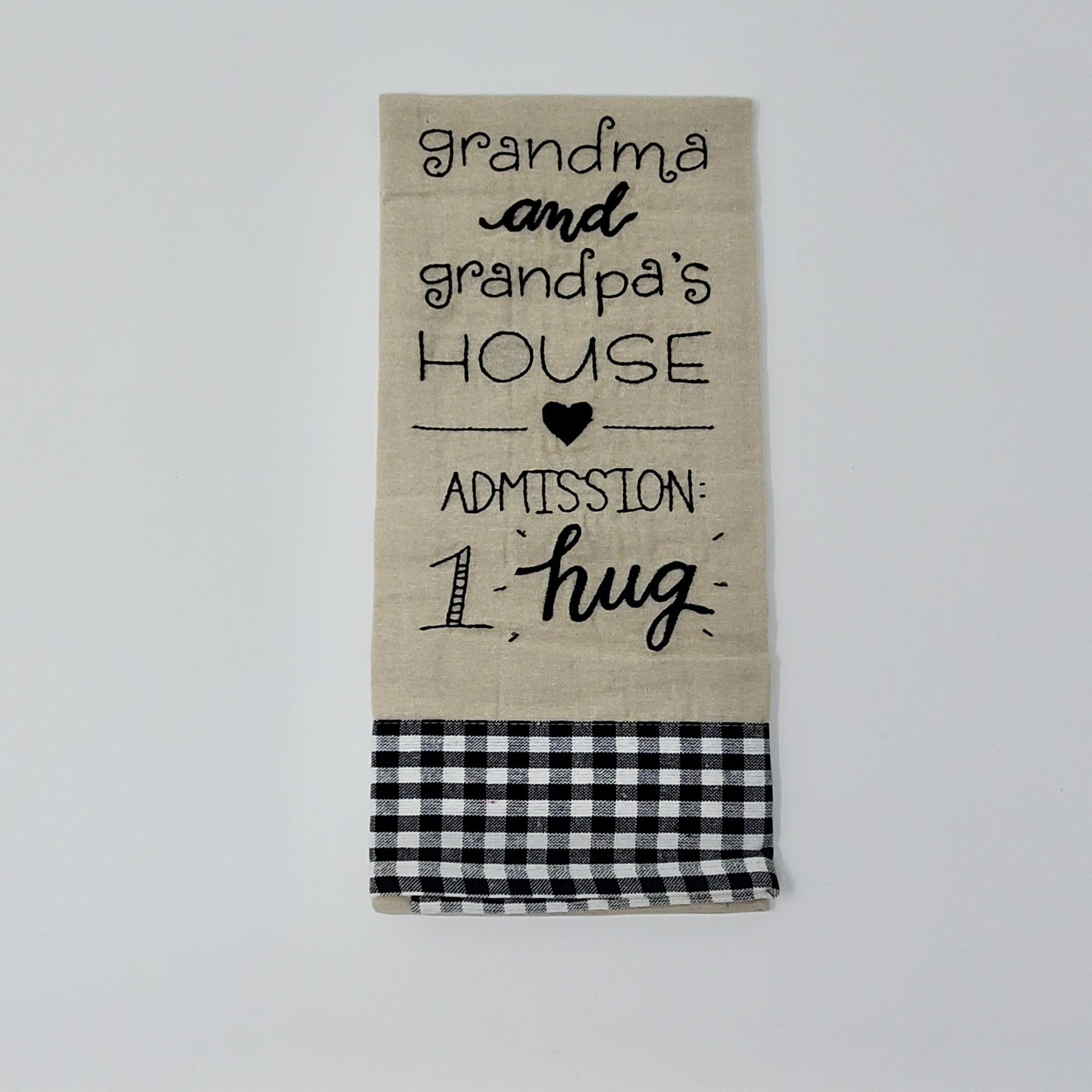 Grandma & Grandpa’s House Cotton Dish Towel