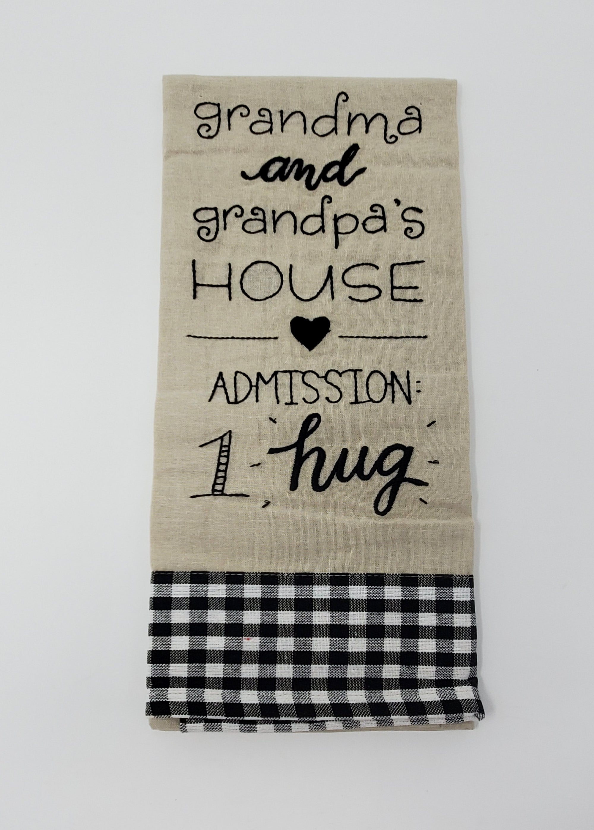 Grandma & Grandpa’s House Cotton Dish Towel