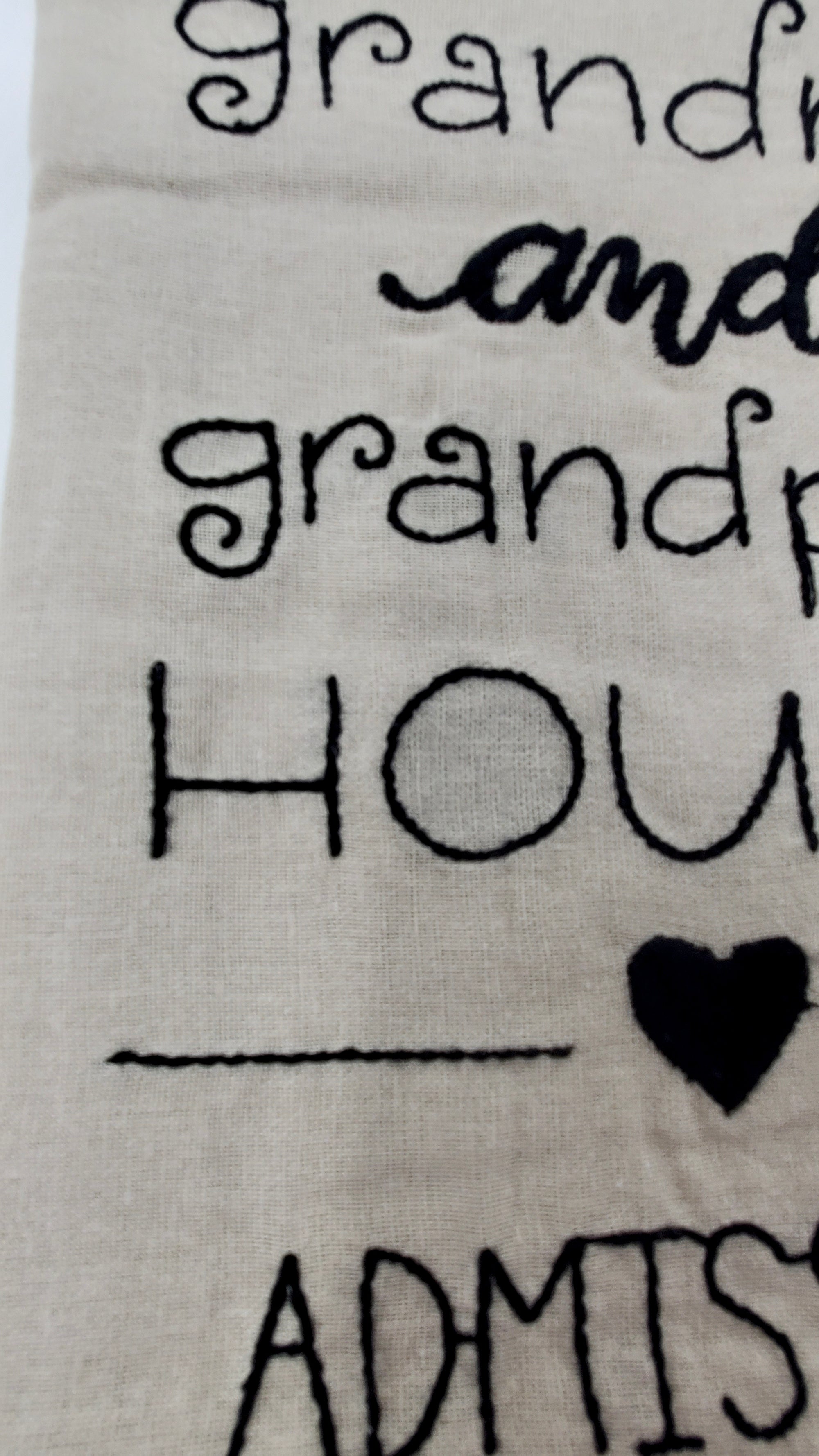 Grandma & Grandpa’s House Cotton Dish Towel
