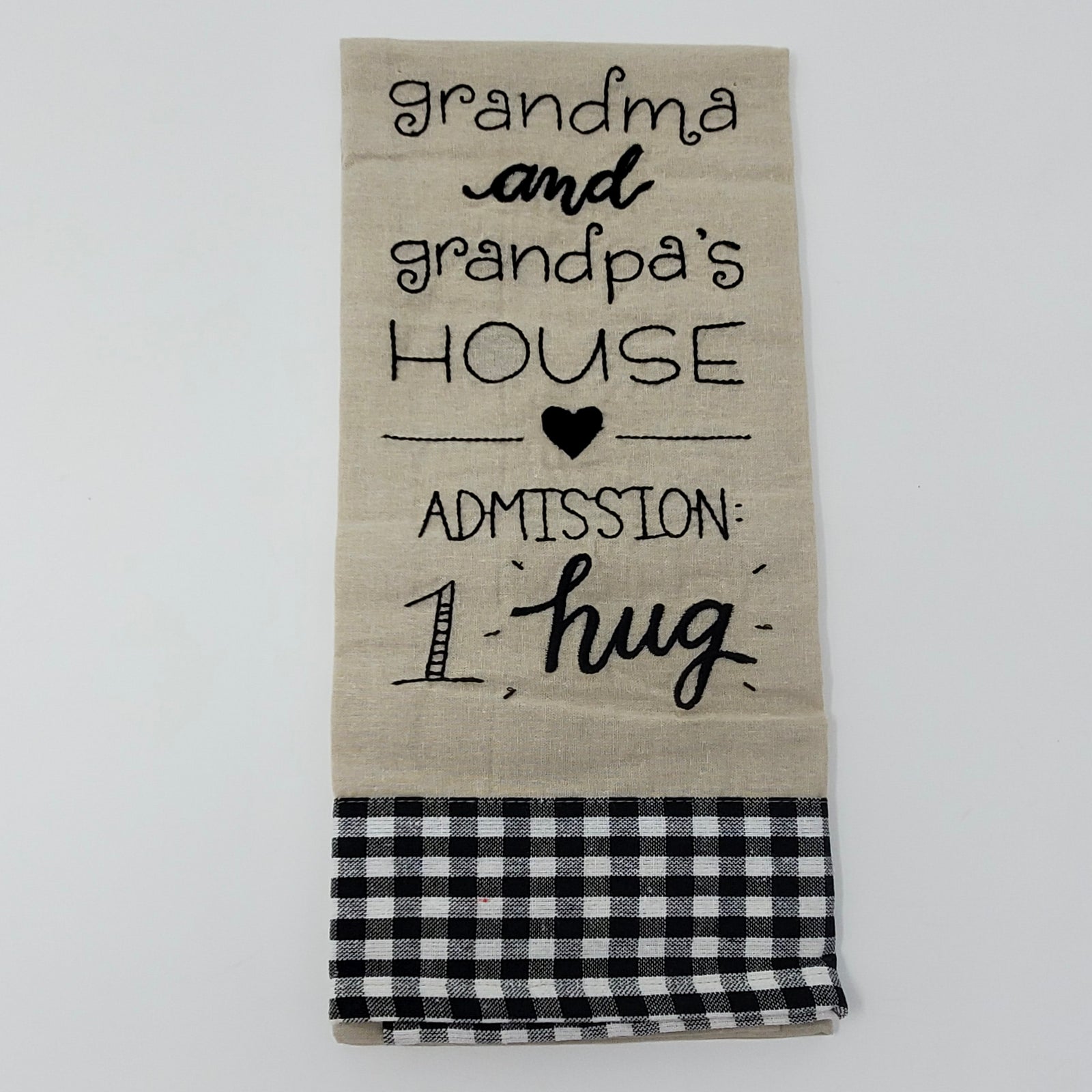 Grandma & Grandpa’s House Cotton Dish Towel
