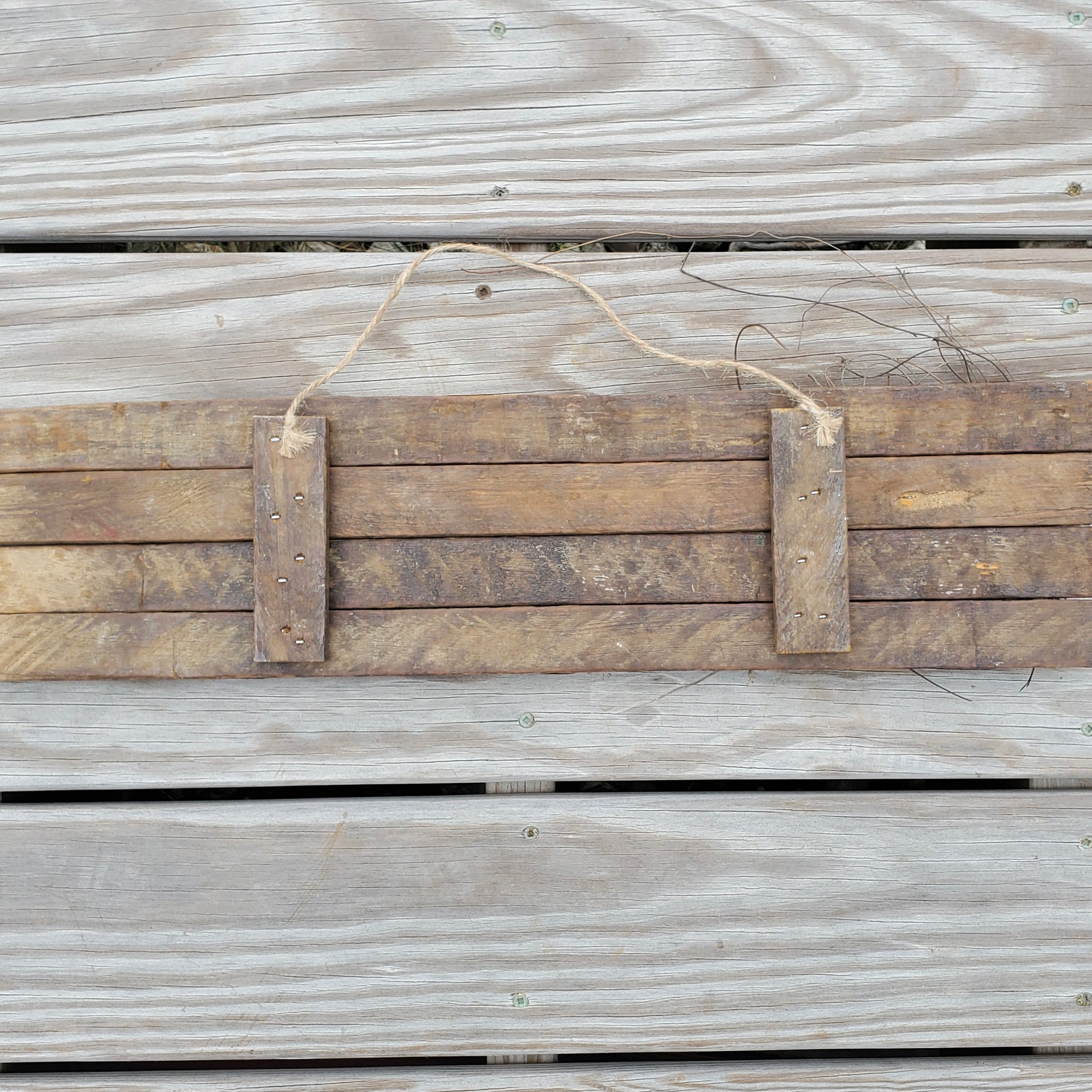 🇺🇸 Lath “America” Flag with Wood Star – 24" x 6" | Made in the USA