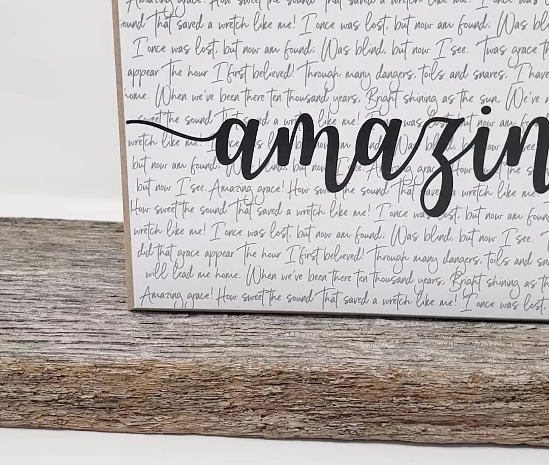 🎁 Amazing Grace Sign | Amazing Grace Song (100% off)