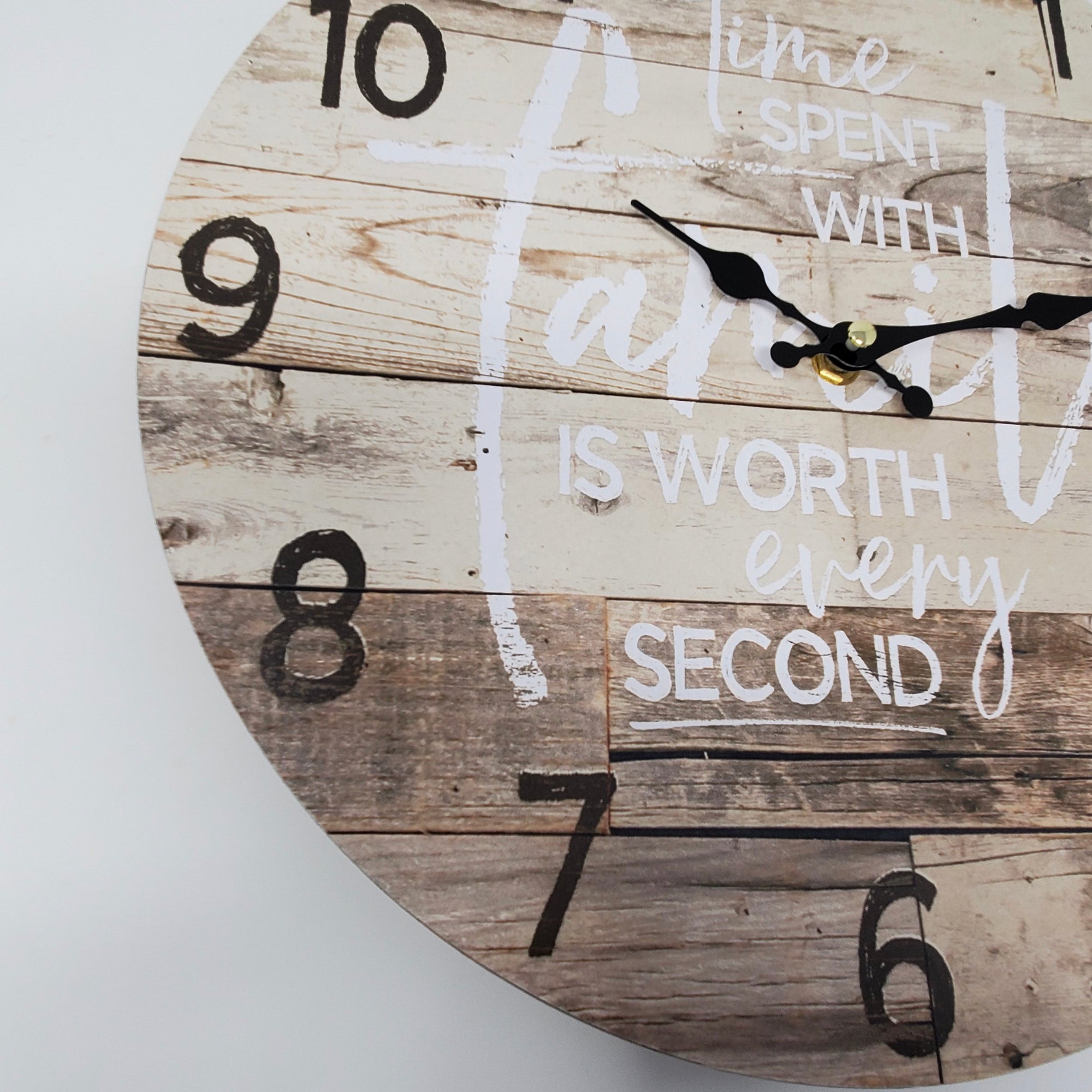 Time Spent with Family Clock