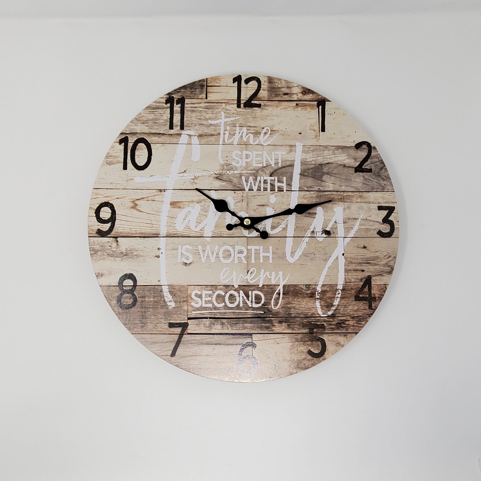 Time Spent with Family Clock