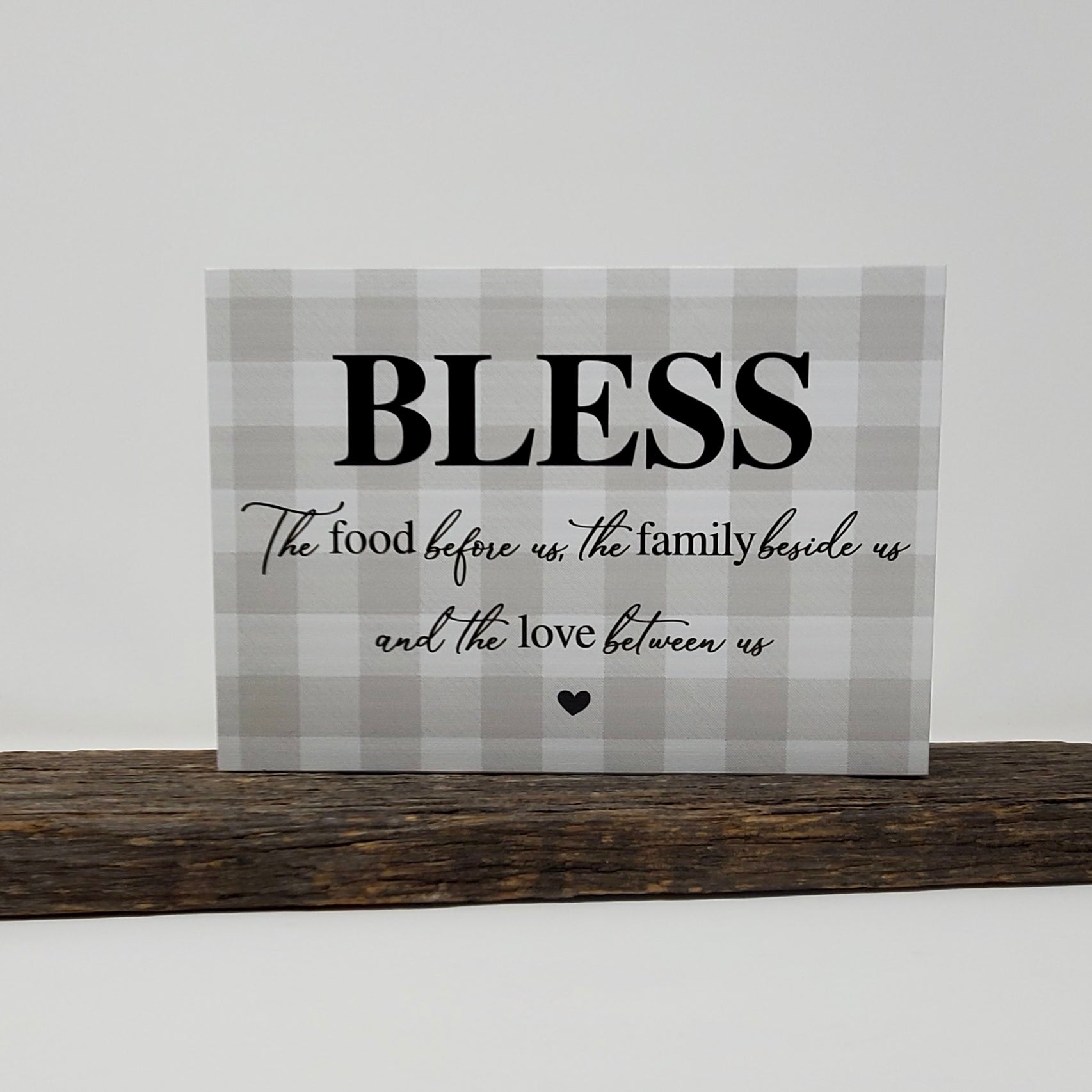 Bless the Food Before Us Sign