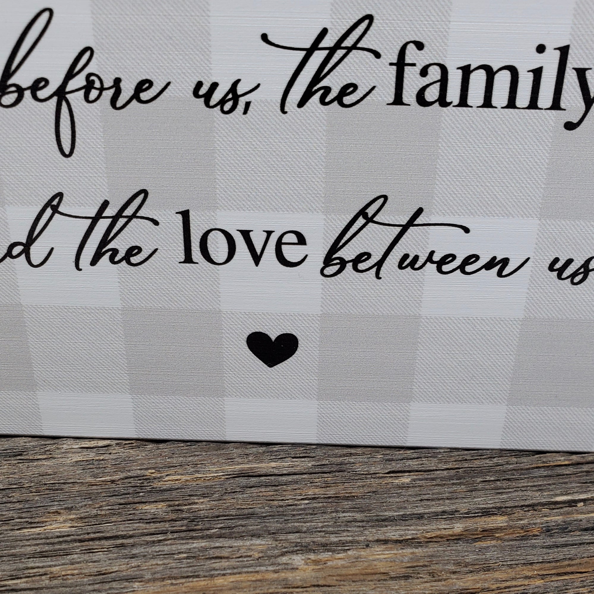 Bless the Food Before Us Sign