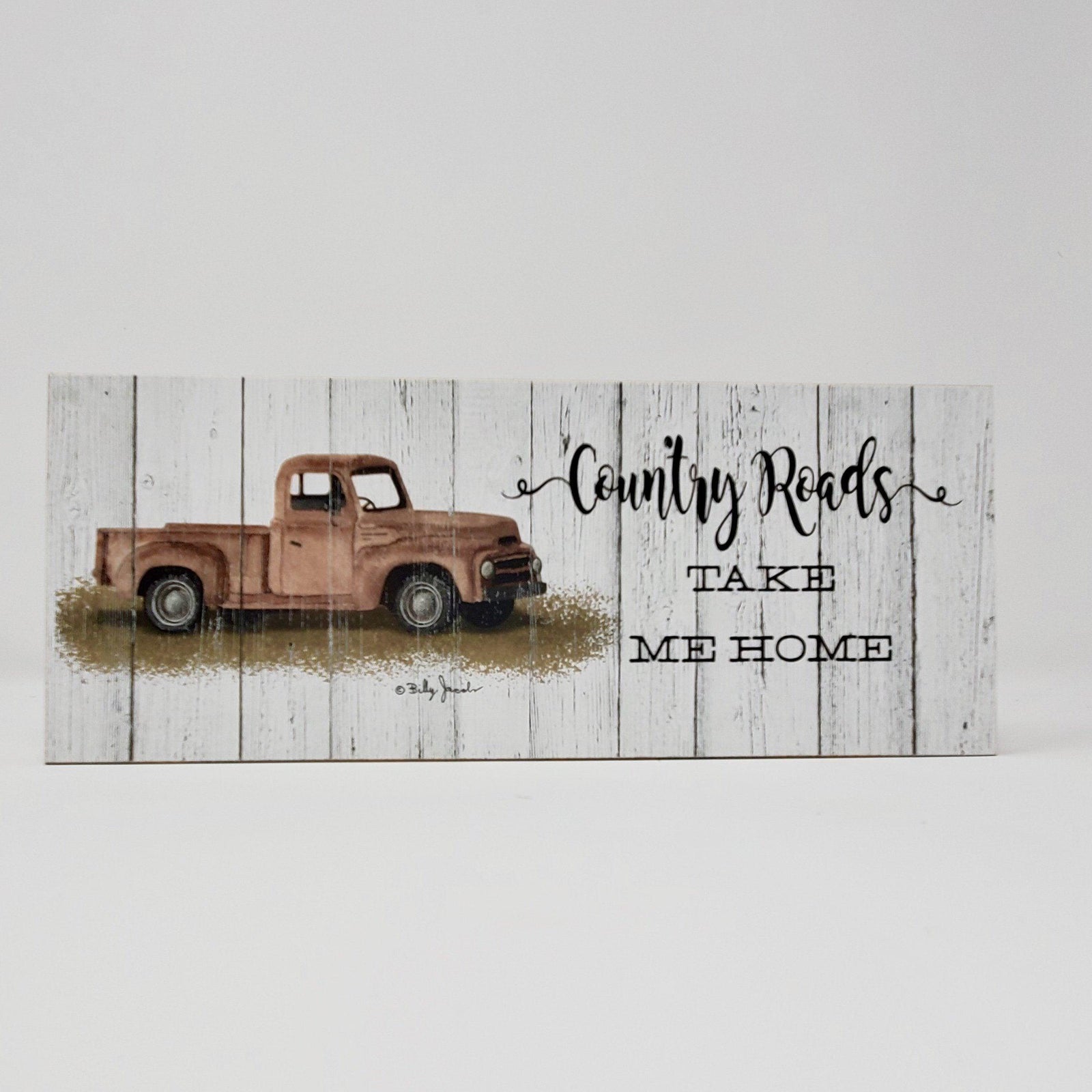 🎁 Country Roads Take Me Home Block Sign (100% off)