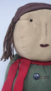 Primitive Christmas Caroler Doll - A Rustic Feeling