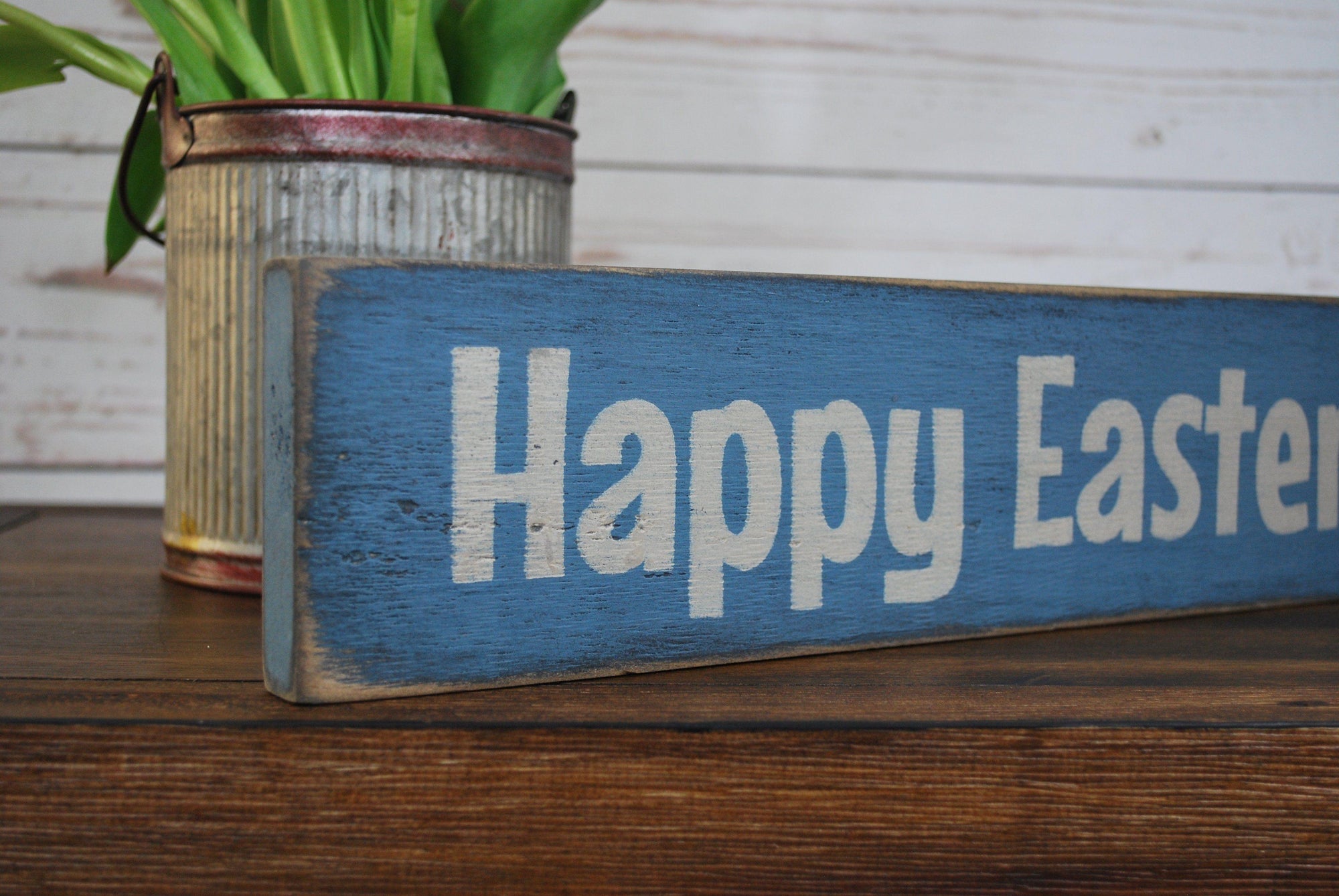 Easter Decorations, Easter Sign, Happy Easter - A Rustic Feeling