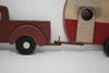 Rustic Truck with Old Fashioned Camper - A Rustic Feeling