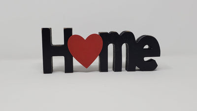 Home Sign with Magnetic Holiday Shapes - A Rustic Feeling
