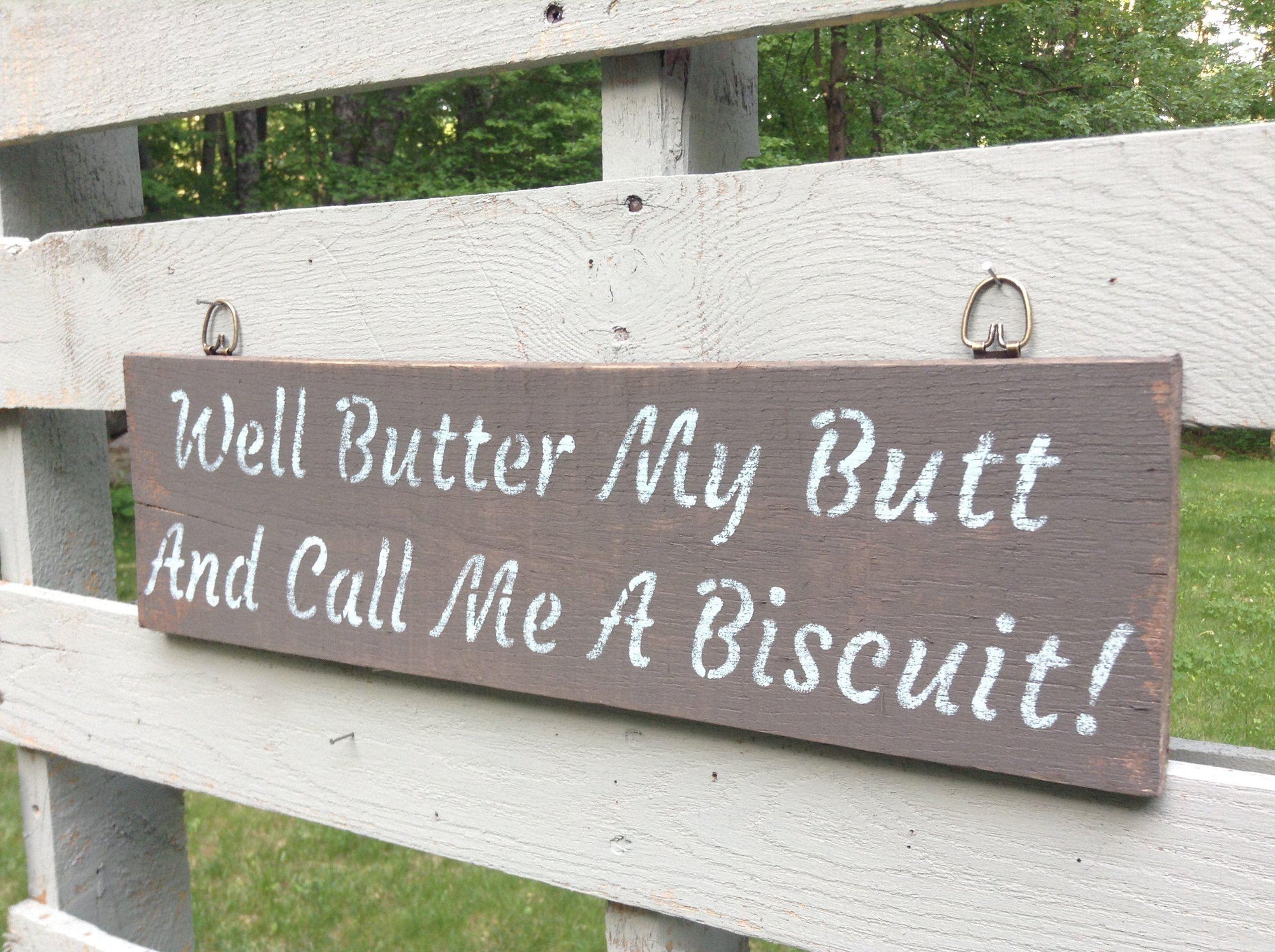 Funny Country Wood Sign - A Rustic Feeling