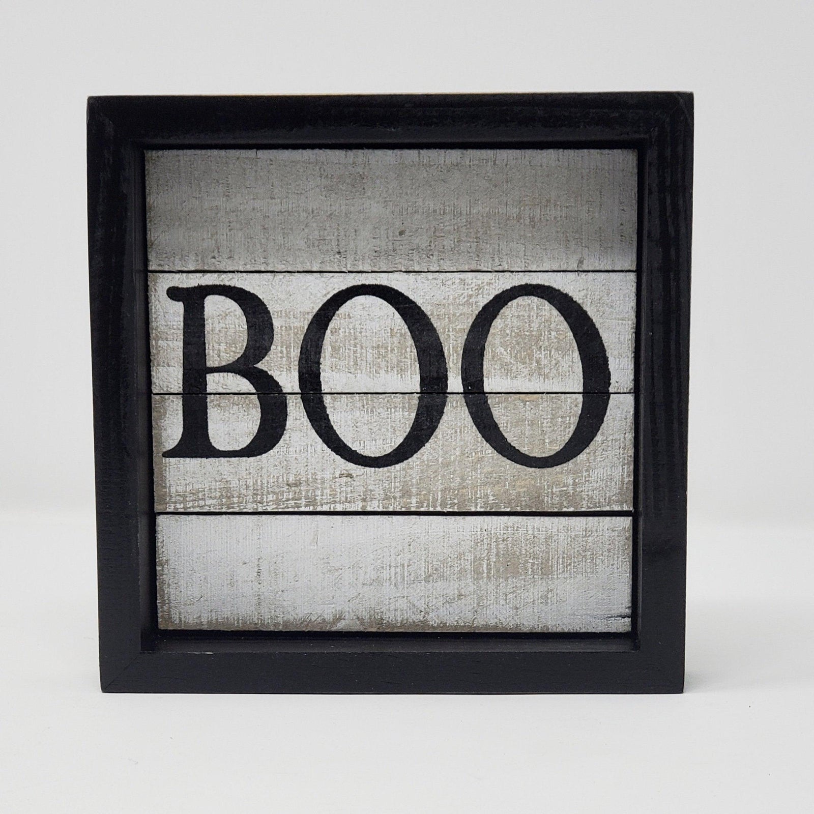 Boo Rustic Halloween Wood Sign - A Rustic Feeling