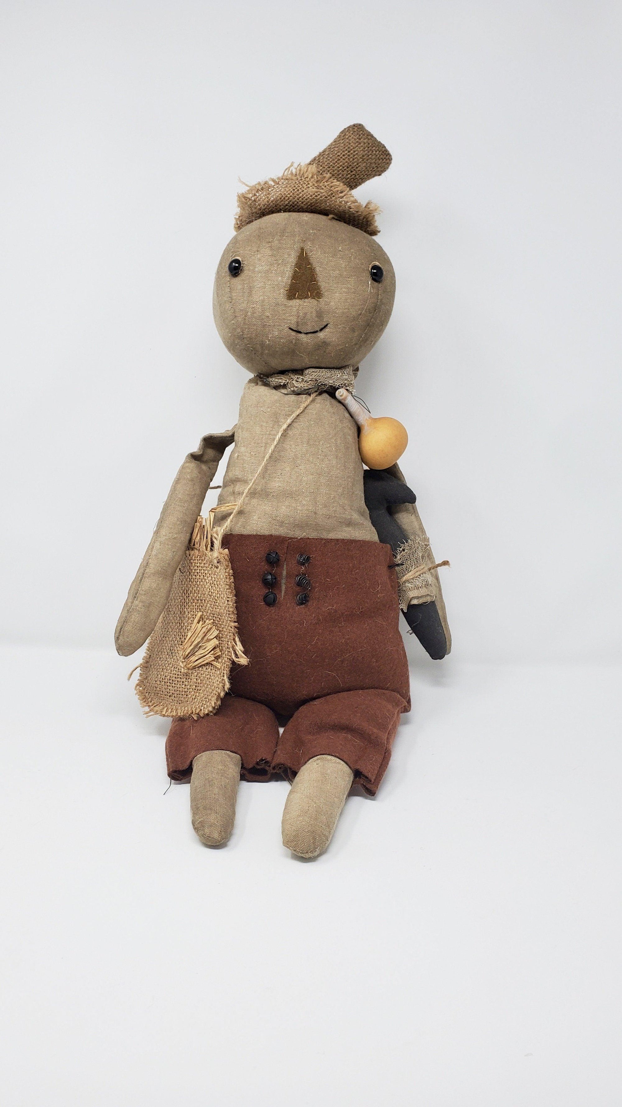 Billie Scarecrow Primitive Doll - A Rustic Feeling