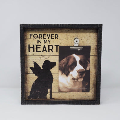 Dog Memorial Gift - Forever in My Heart - A Rustic Feeling