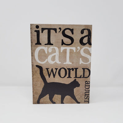 Cat Lover Gift Pet Decor A Rustic Feeling