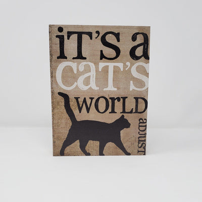 Cat Lover Gift Pet Decor A Rustic Feeling