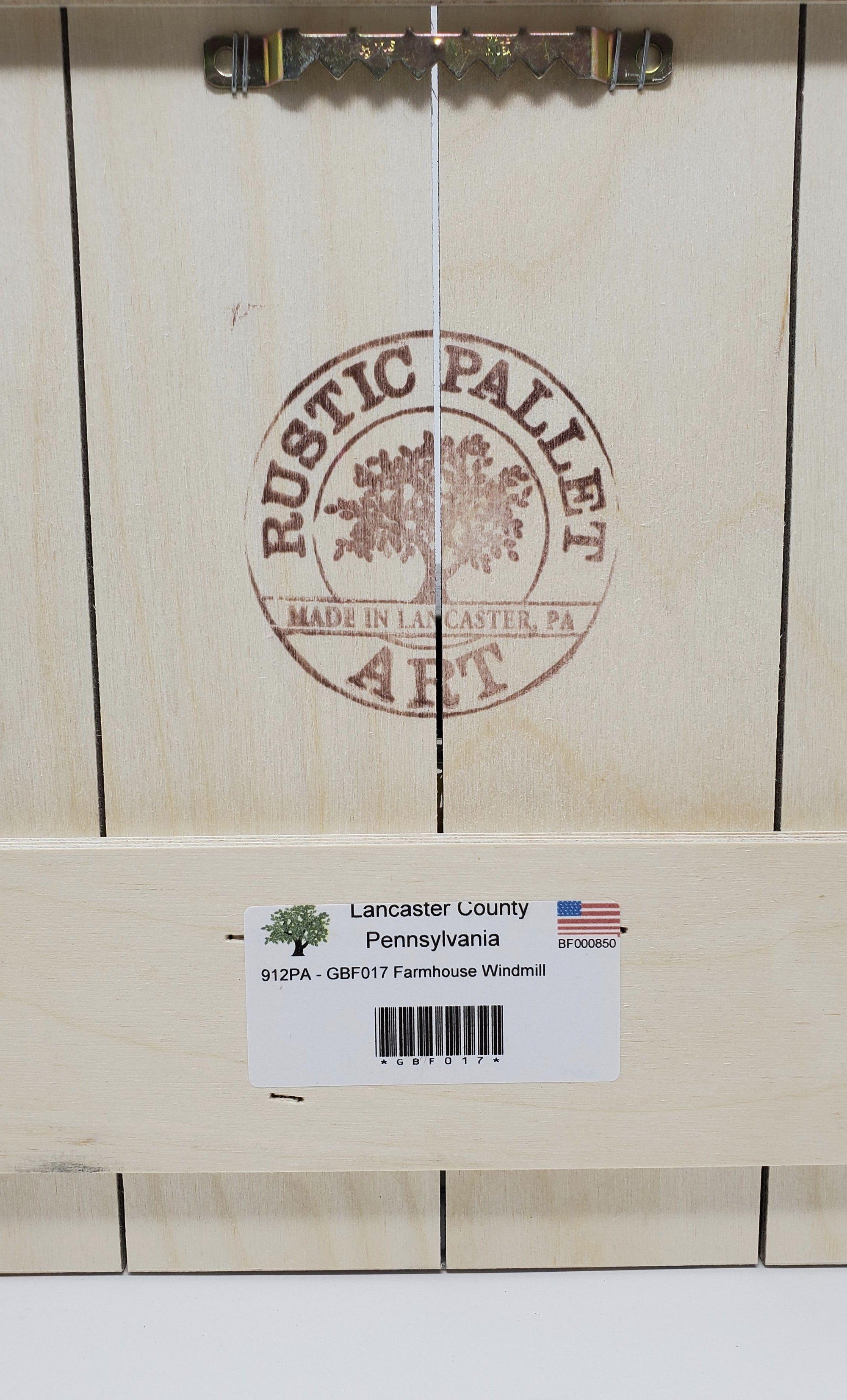 Farmhouse Windmill Wood Pallet Sign - A Rustic Feeling