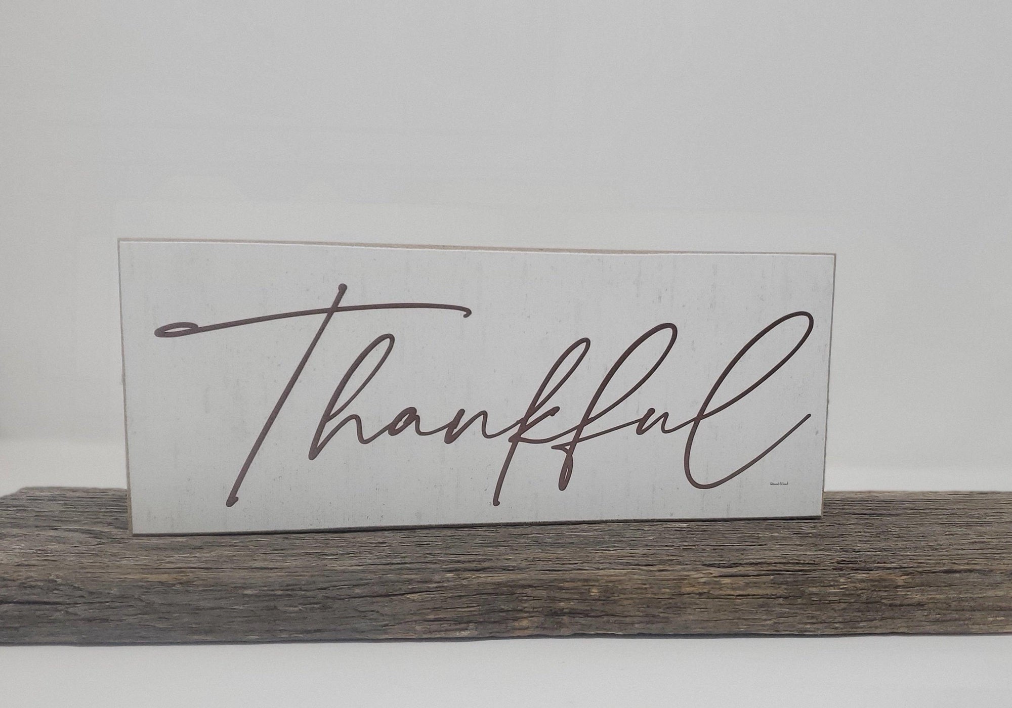 Thankful Rustic Sign - A Rustic Feeling