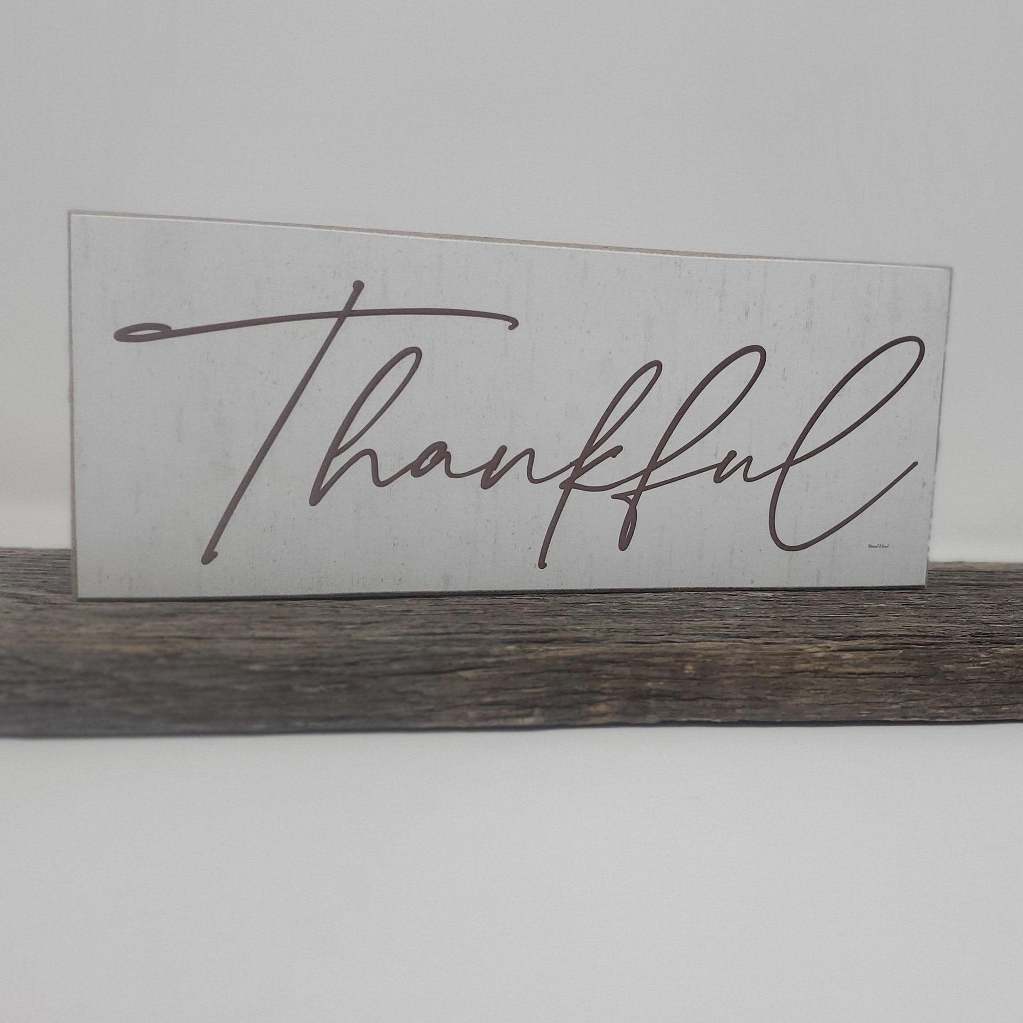 Thankful Rustic Sign - A Rustic Feeling