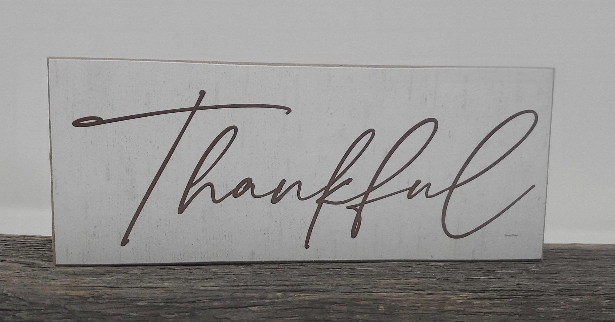 Thankful Rustic Sign - A Rustic Feeling