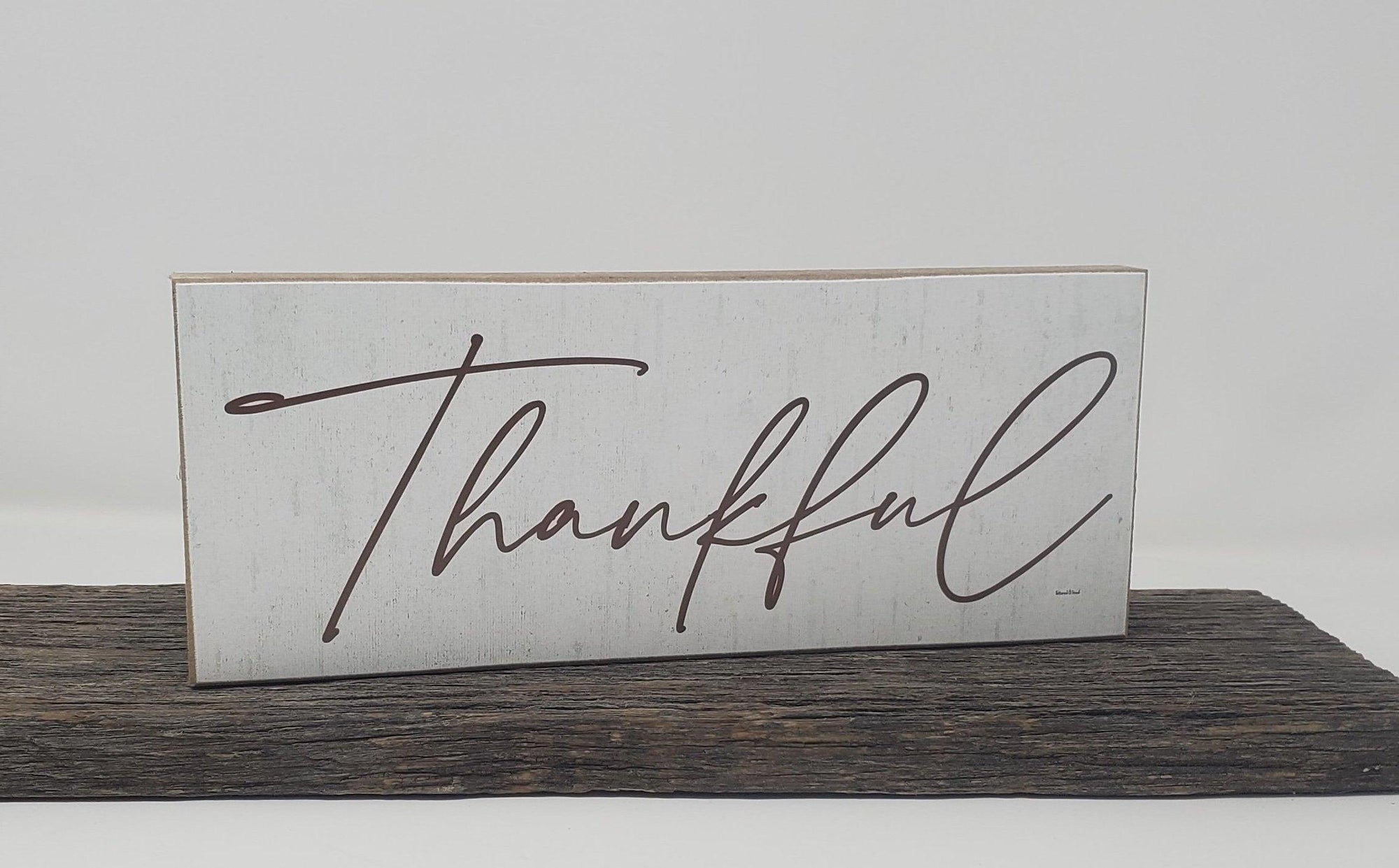 Thankful Rustic Sign - A Rustic Feeling