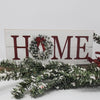Home with Winter Wreath - A Rustic Feeling