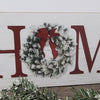 Home with Winter Wreath - A Rustic Feeling