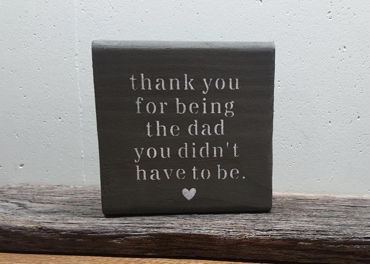 Step Dad Gifts, Step Dad Wedding Gift - A Rustic Feeling