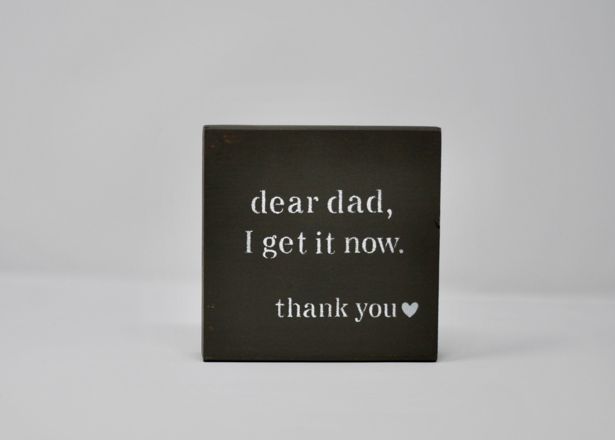 Wedding Gift for Dad, Dear Dad I Get It Now Wedding A Rustic Feeling
