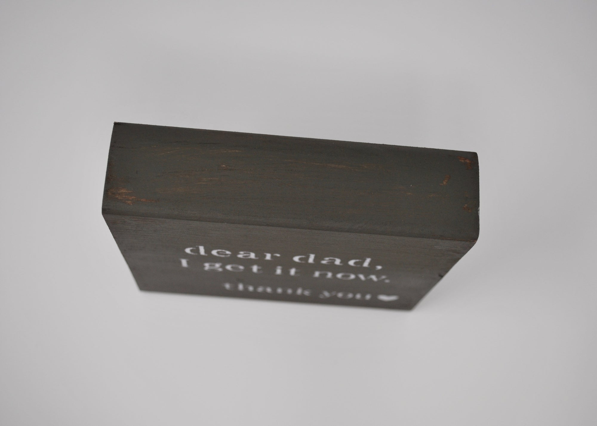 Wedding Gift for Dad, Dear Dad I Get It Now Wedding A Rustic Feeling