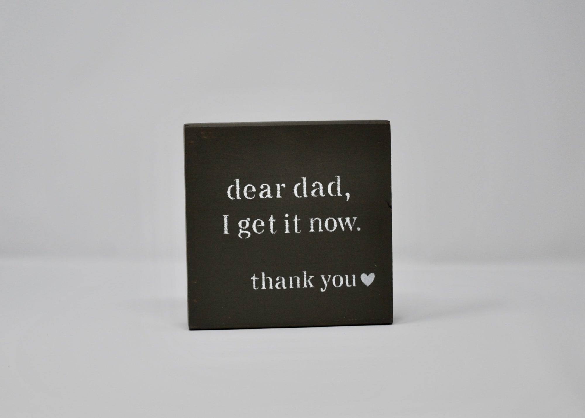 Wedding Gift for Dad, Dear Dad I Get It Now Wedding A Rustic Feeling