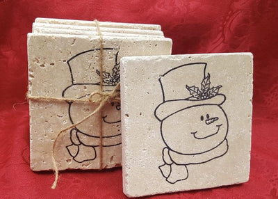 Christmas Gifts, Snowman Gifts, Christmas in July Holiday Decor A Rustic Feeling