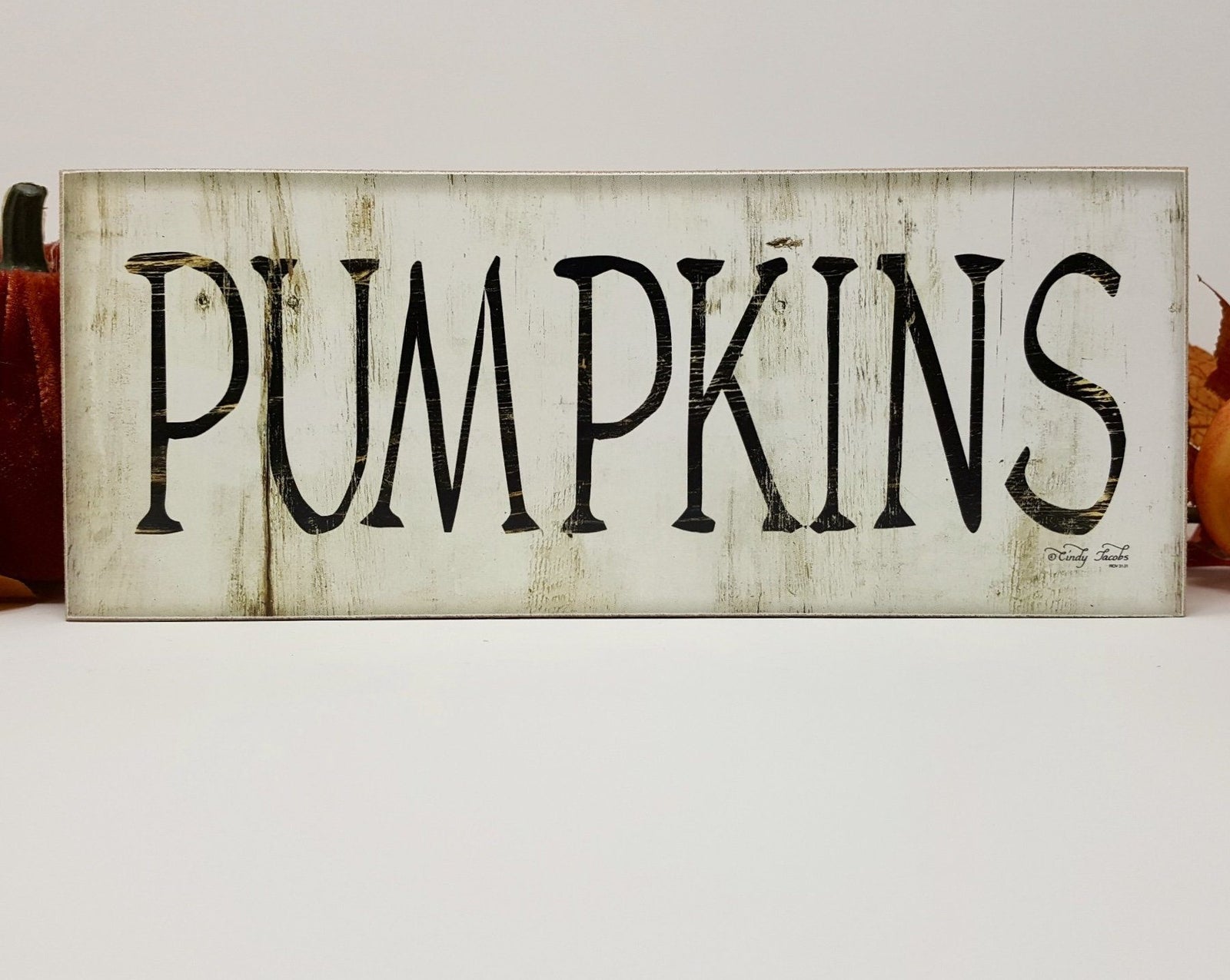 Fall Rustic Pumpkin Sign - A Rustic Feeling