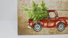 Red Rustic Truck Christmas Decor - A Rustic Feeling