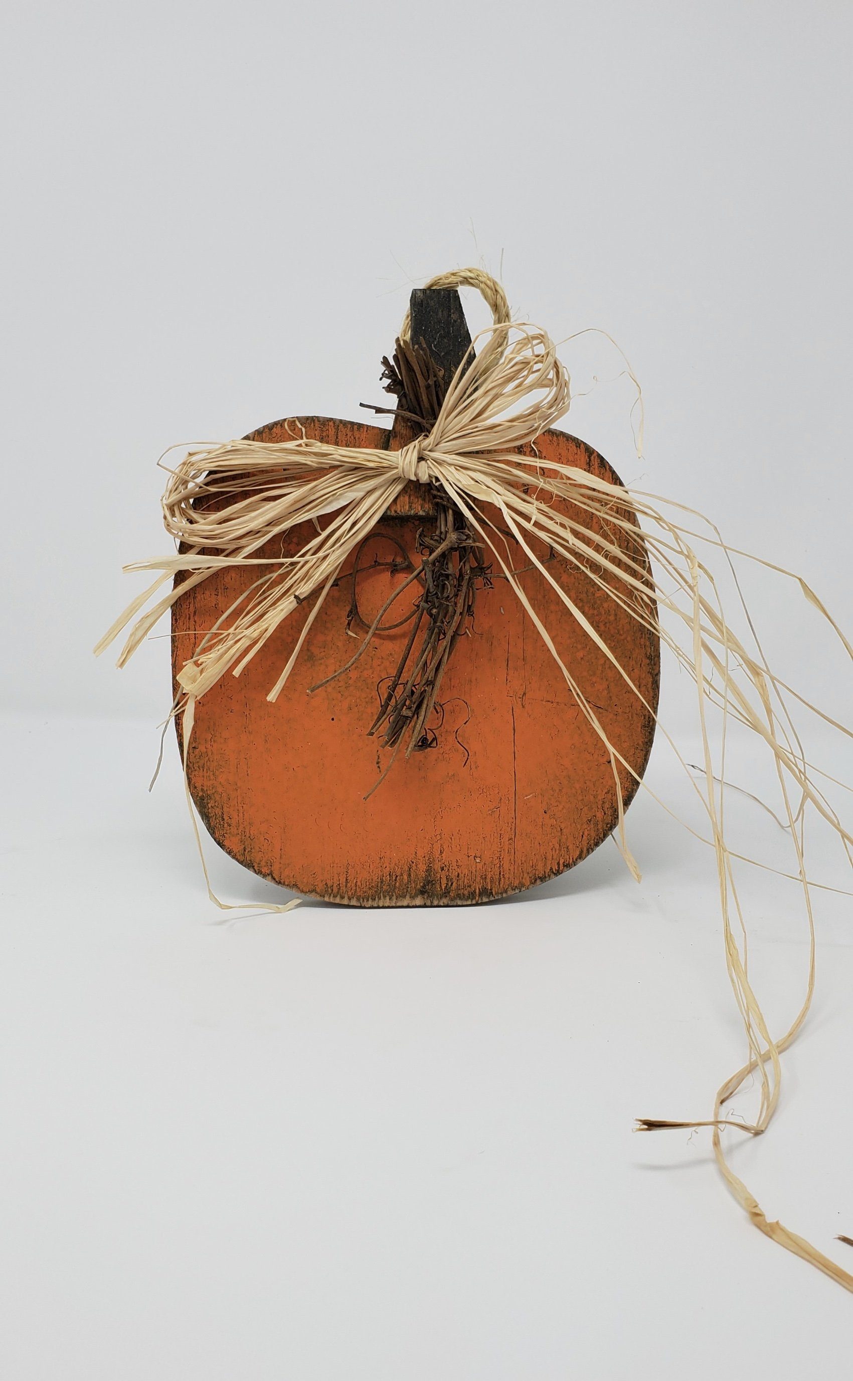 Handcrafted Wood Pumpkin - A Rustic Feeling