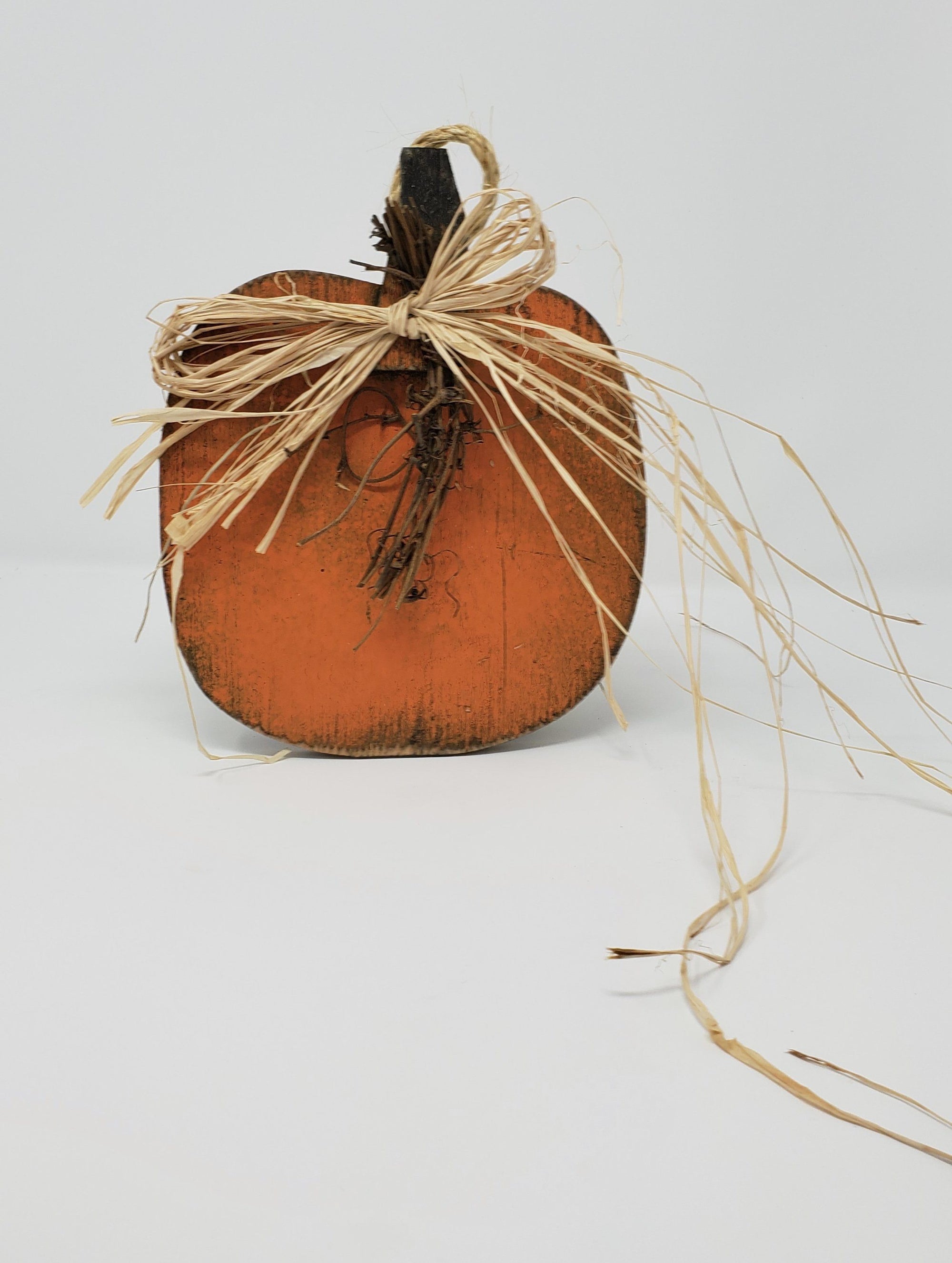 Handcrafted Wood Pumpkin - A Rustic Feeling