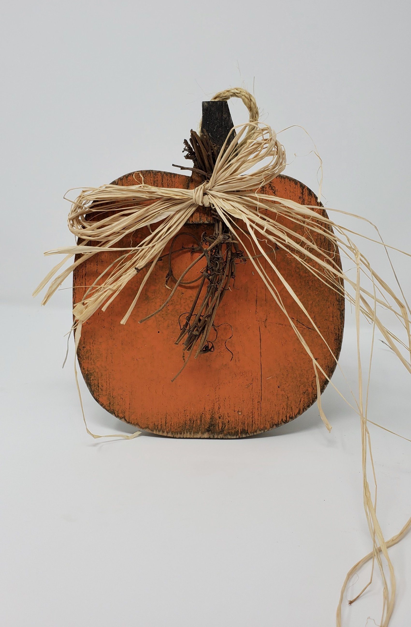 Handcrafted Wood Pumpkin - A Rustic Feeling
